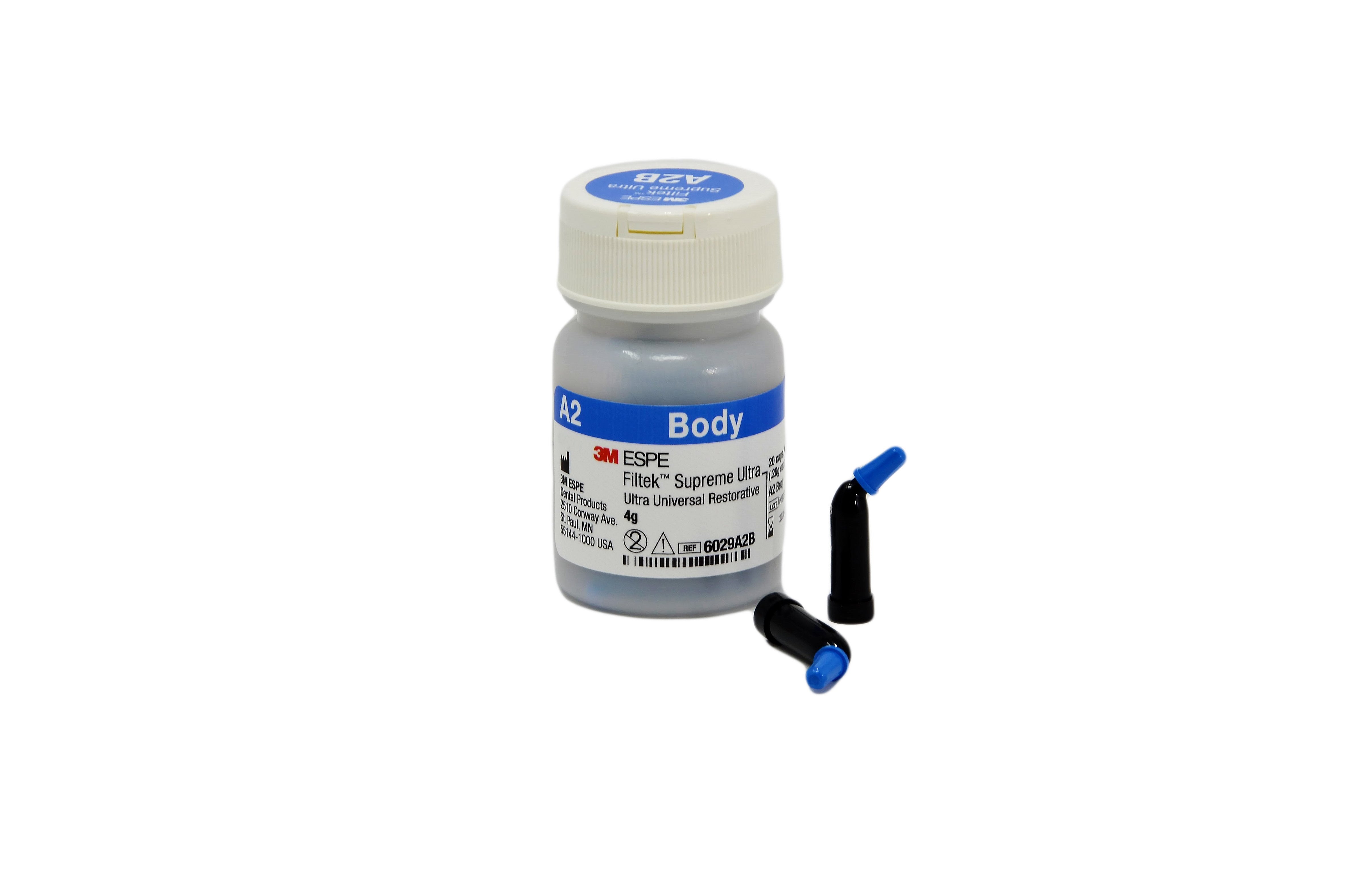 3M ESPE 6029A2B Filtek Supreme Ultra Composite Capsules A2 Body 20/Pk 3M ESPE 6029A2B Filtek Supreme Ultra Composite Capsules A2 Body 20/Pk